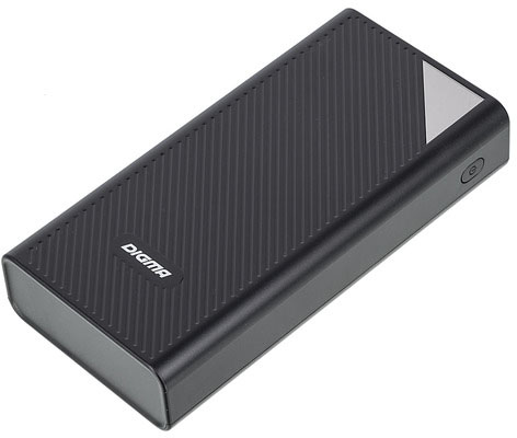 Внешний аккумулятор 30000мАч Digma DGP-30000-4U-B, черный