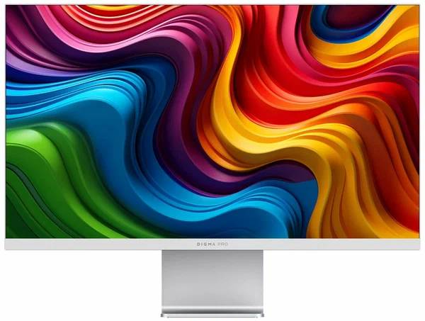 Монитор 27" Digma Pro Art M DM27SP02 Silver, 5120x2880, IPS, 60Hz, Speakers (HDMI, DP, USB-C)