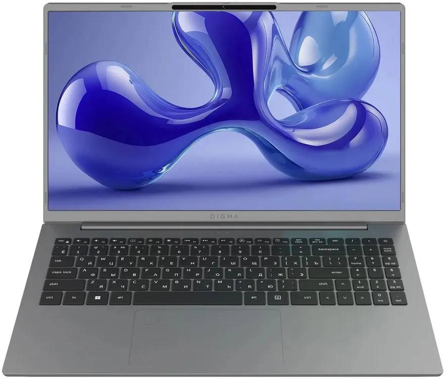 Ноутбук Digma Ascend DN15R5-ADXW12, 15.6", IPS, Ryzen 5 7430U/ 16Gb/ 512SSD/ W11/ Grey