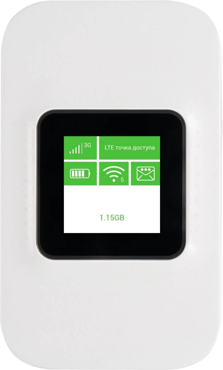 4G модем + роутер Digma DWR-M301LTE, белый