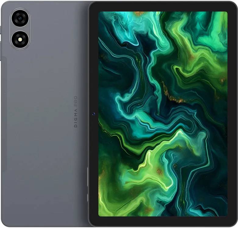 Планшет Digma Pro Zoom II T615 (1.8) WiFi TA2D0P04, 10.1", 6/128GB, Gray