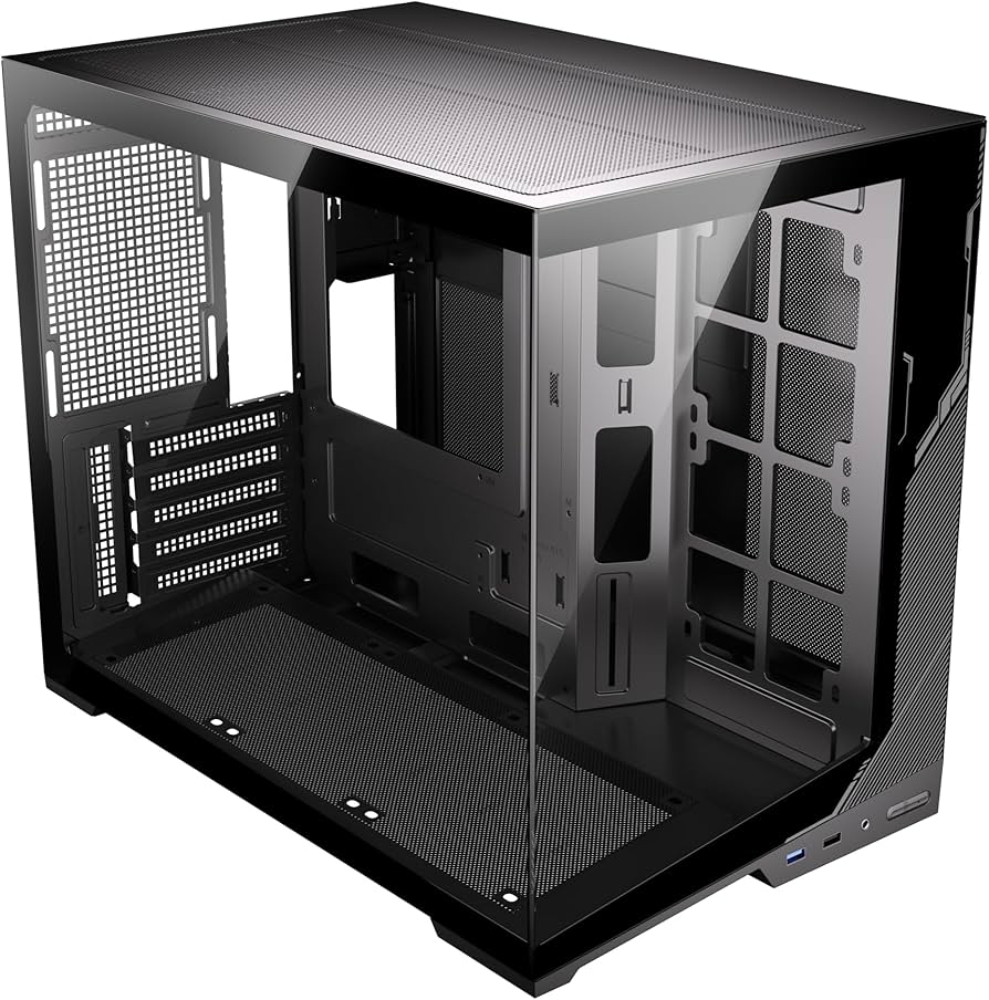 Корпус Esgaming Zero Black, без БП, mATX
