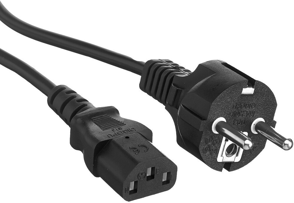 Кабель компьютер - сеть 220V, 3м, ExeGate Power PC-3P VDE-250V-3*0.75mm2 EP280650RUS