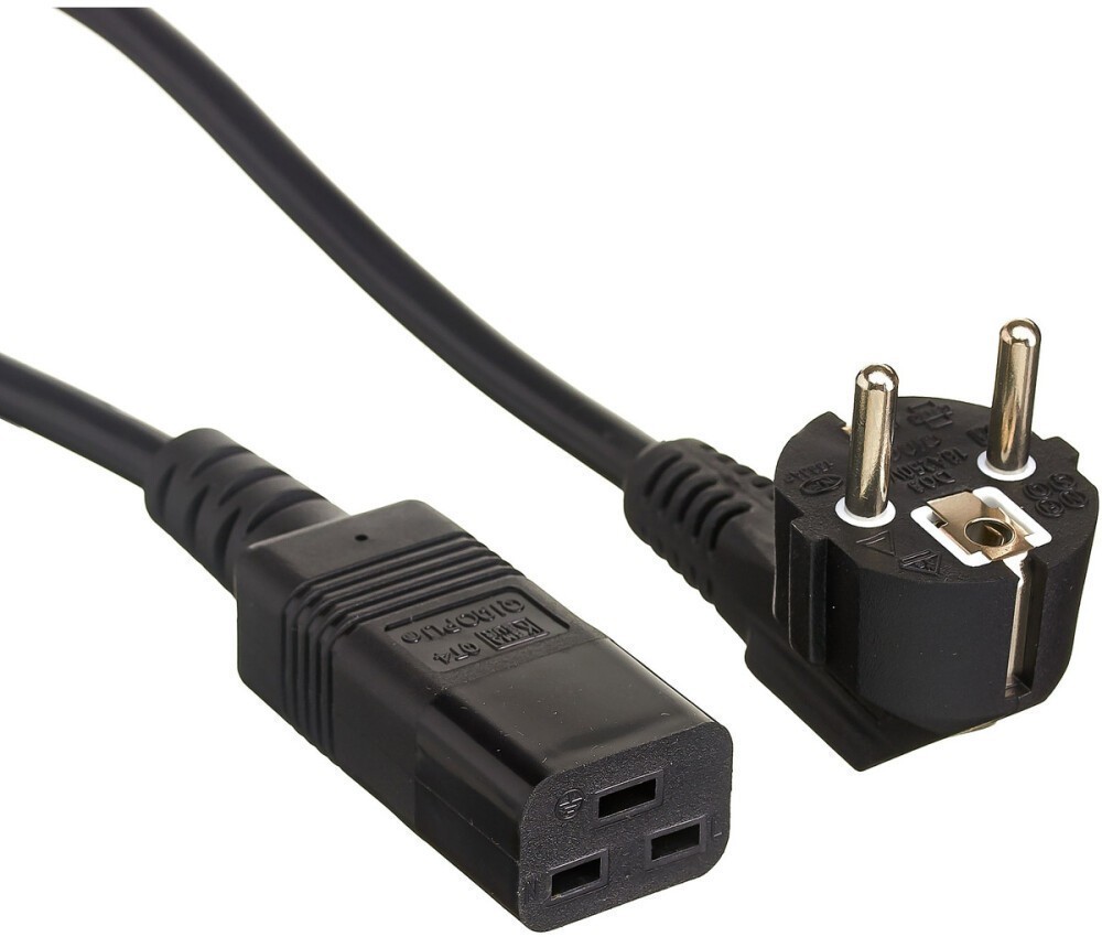 Кабель IEC С19 - Schuko, 1.8м, ExeGate Power PC19-1,8P VDE-250V-3*1.5mm2 EP280669RUS