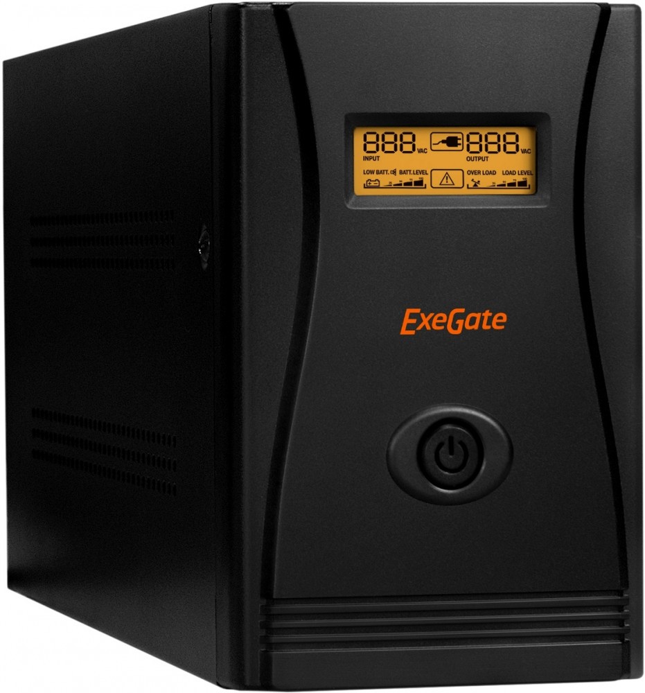 ИБП ExeGate SpecialPro Smart LLB-2000.LCD.AVR.4SH.RJ.USB EP285519RUS, 2000VA (4xSchuko)