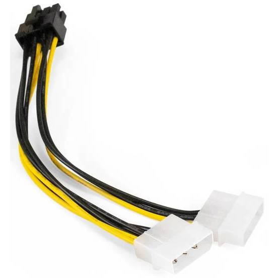 Переходник питания видеокарт PCI-E 8pin - 2xMolex, ExeGate EX-CC-PSU-62 EX294788RUS