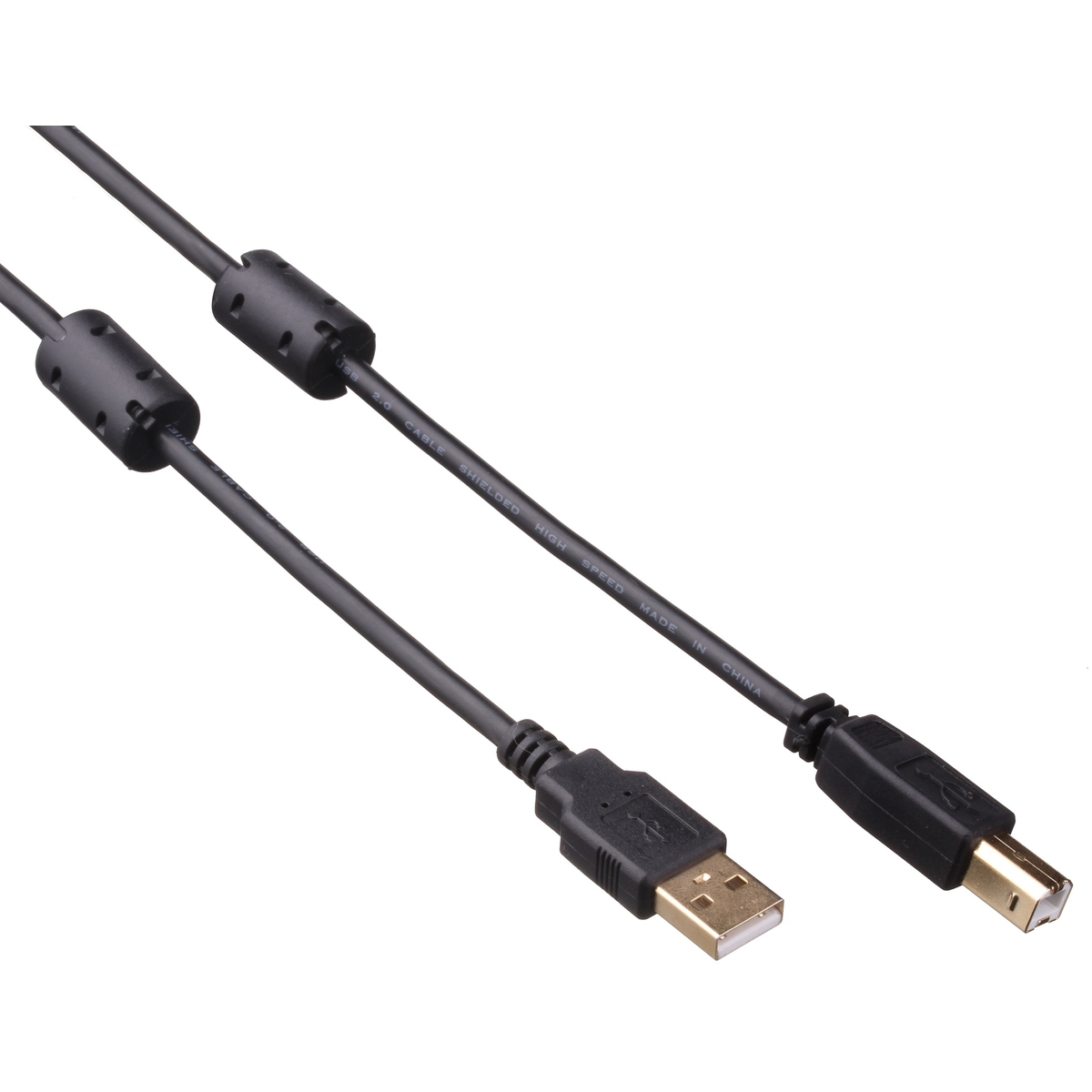 Кабель USB2.0 (AM) - USB2.0 (BM), 3м, ExeGate EX-CCF-USB2-AMBM-3.0 EX138947RUS, черный