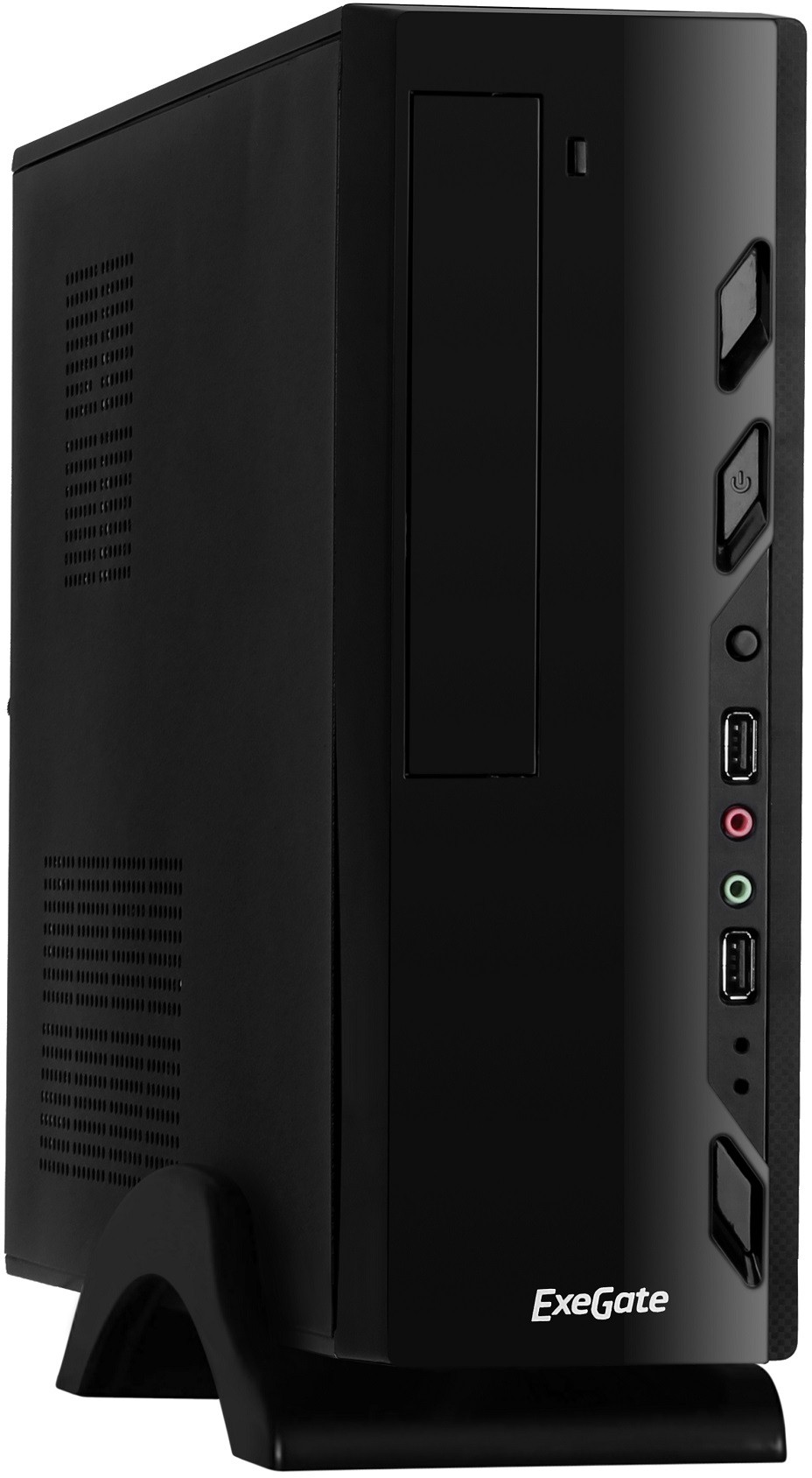 Корпус ExeGate MI-208 EX268697RUS, черный, без БП, mATX