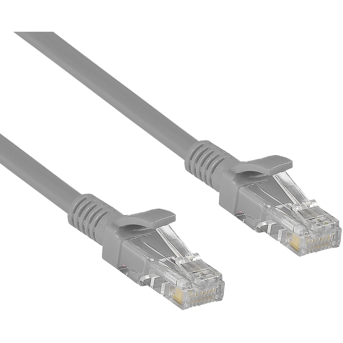 Патч-корд 1м, UTP cat.6, ExeGate UTP-RJ45-RJ45-C6-1M-GY EX282025RUS, серый
