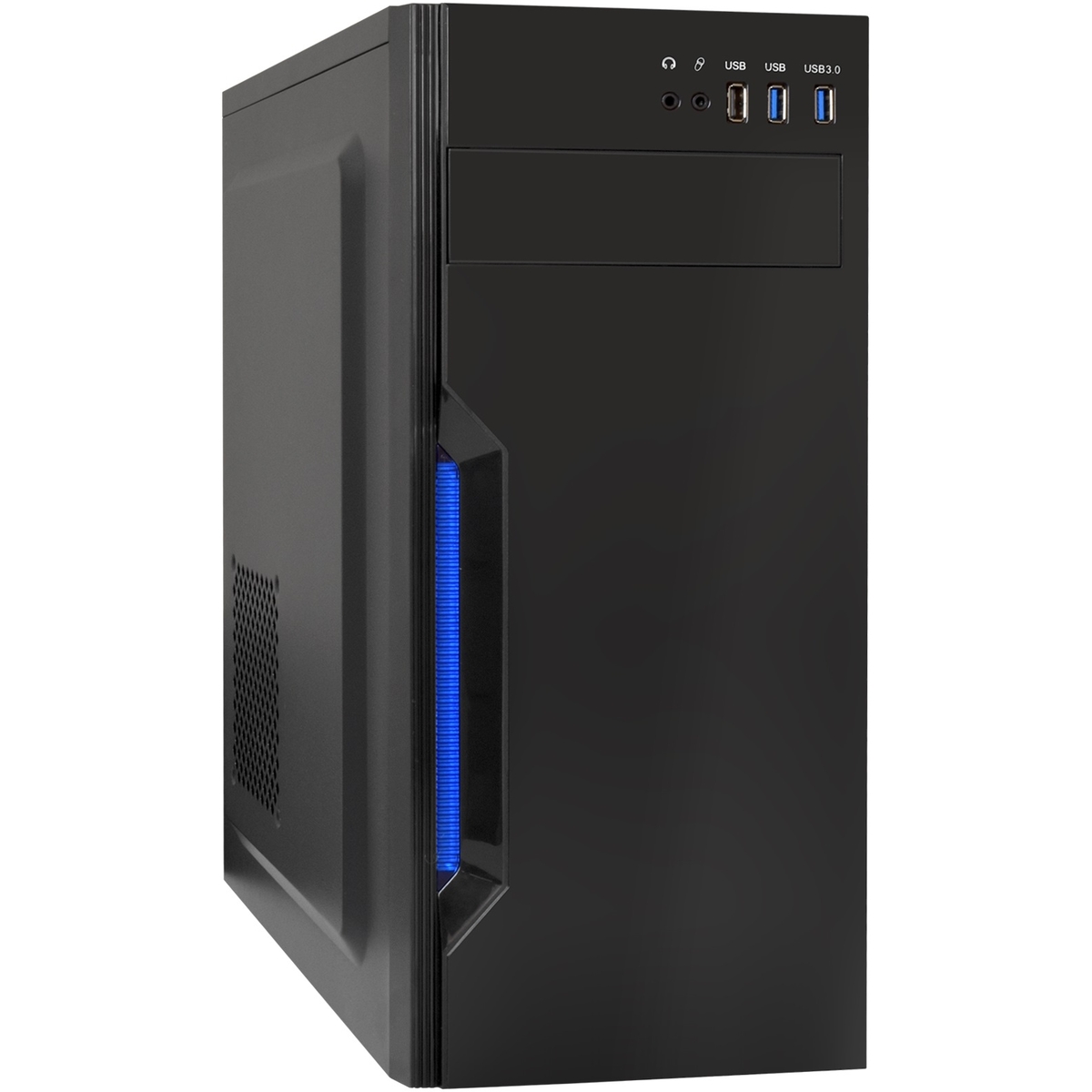 Корпус ExeGate XP-333U EX283075RUS, черный, без БП, ATX
