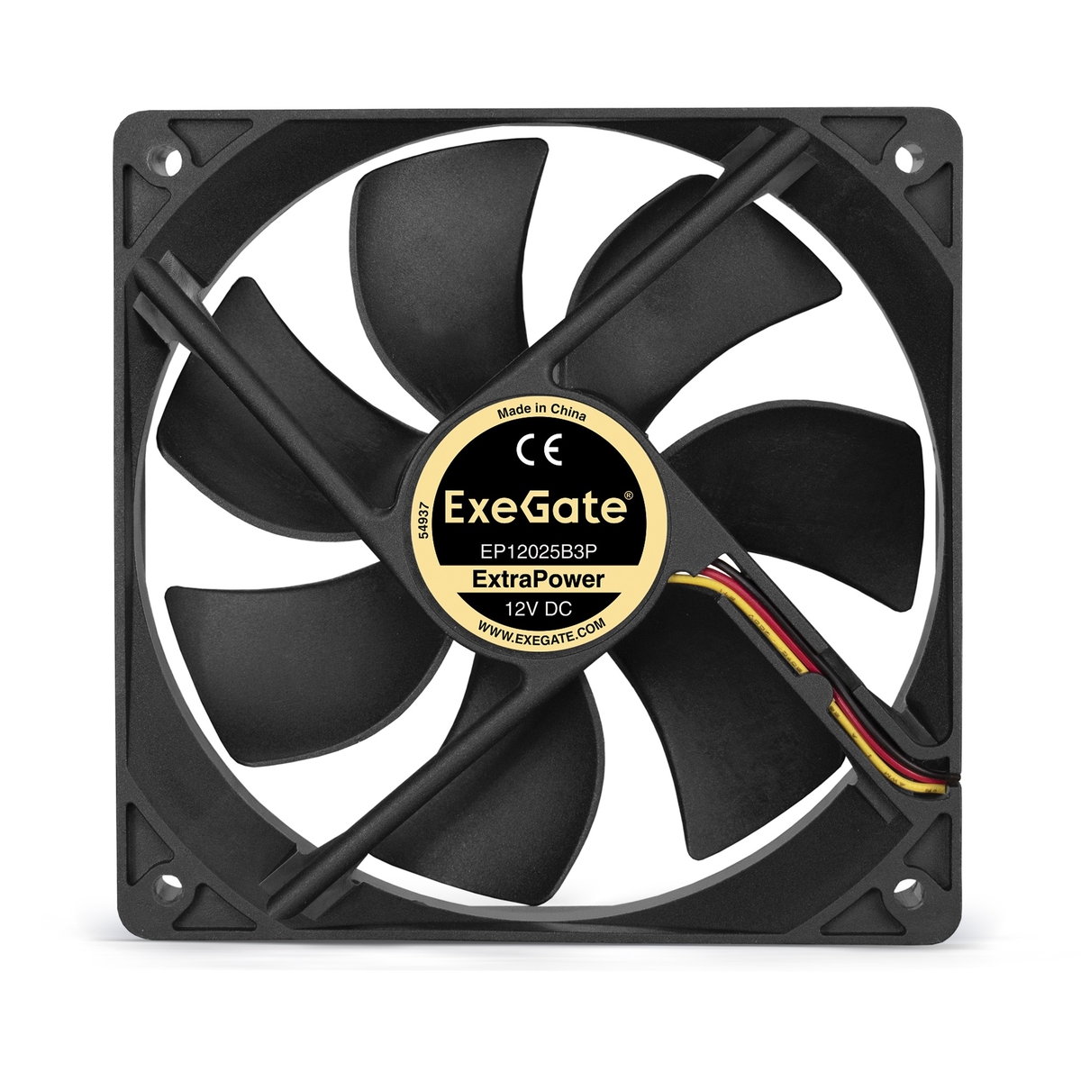 Вентилятор 12x12см ExeGate ExtraPower EP12025B3P EX283386RUS