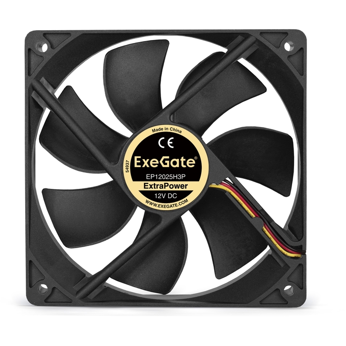 Вентилятор 12x12см ExeGate ExtraPower EP12025H3P EX283387RUS