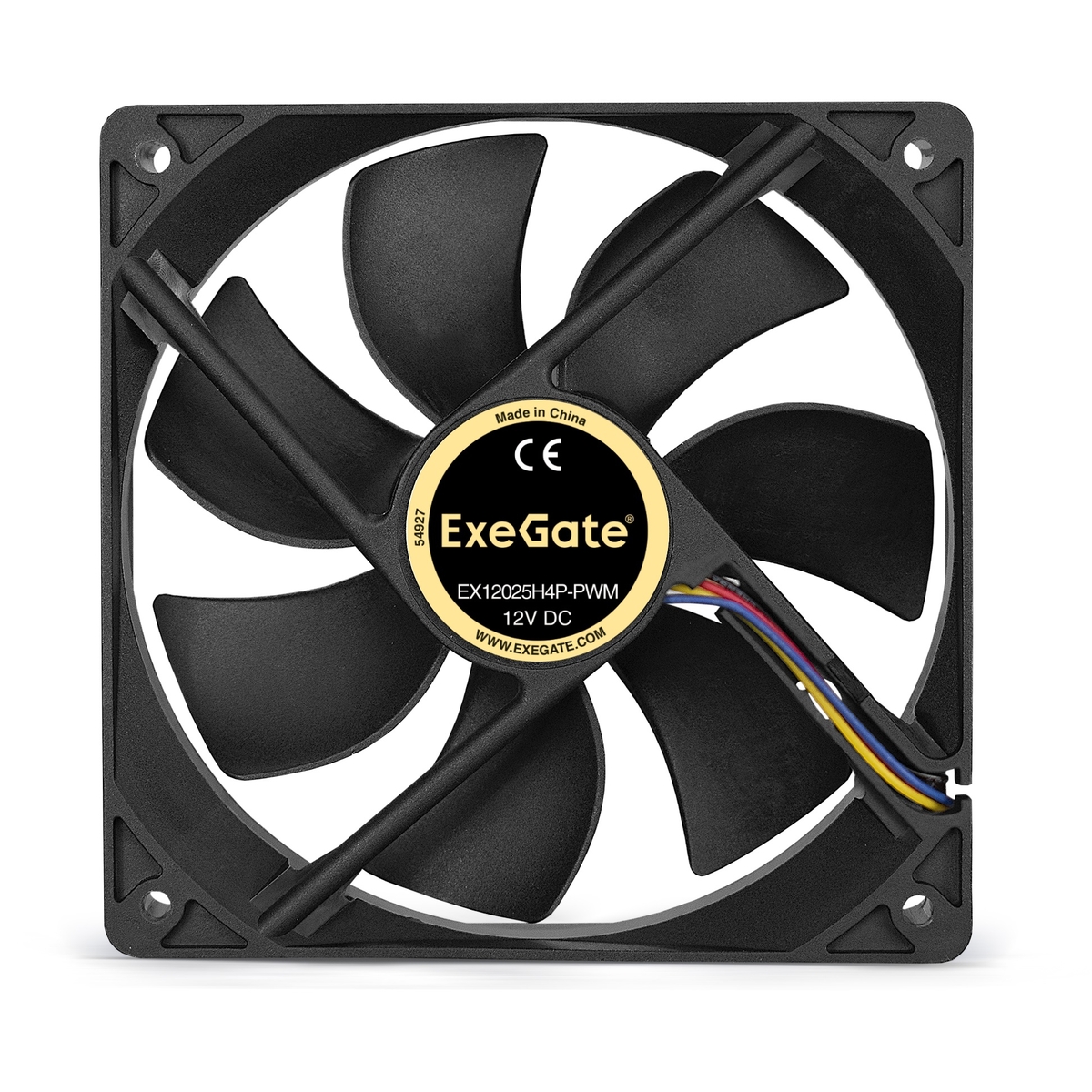 Вентилятор 12x12см ExeGate EX12025H4P-PWM EX283392RUS