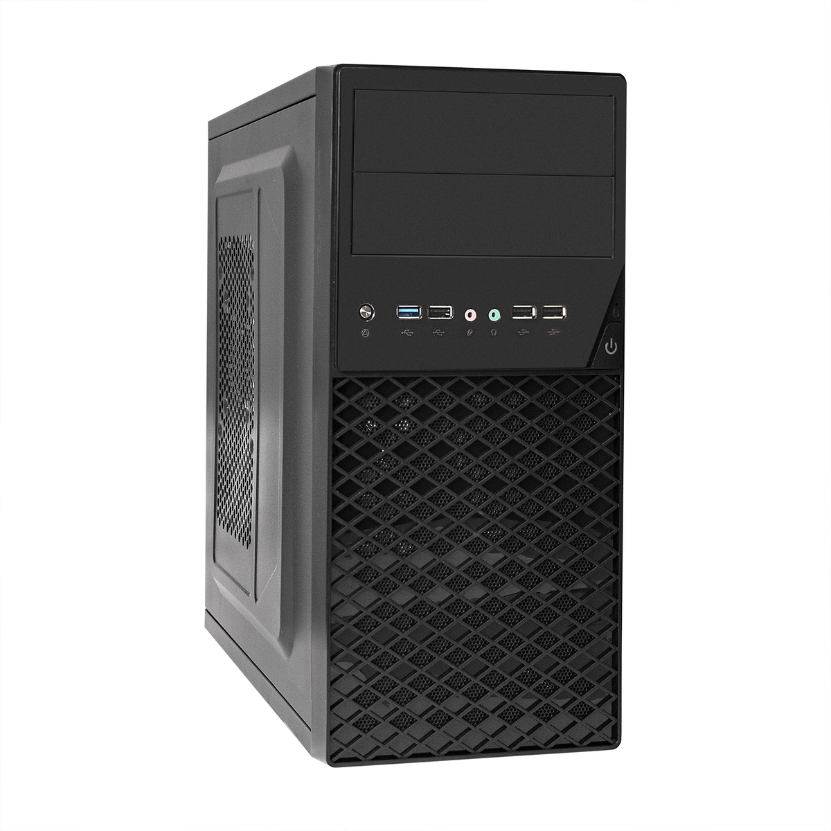 Корпус ExeGate BA-203U EX284032RUS, черный, без БП, mATX