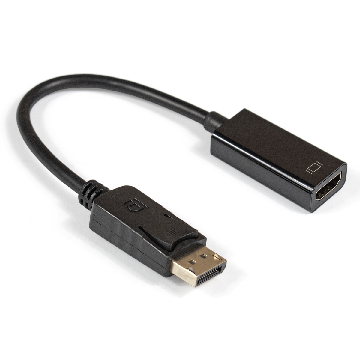Кабель адаптер DP (M) - HDMI (F) ExeGate EX-DPM-HDMIF-0.15 EX284921RUS, черный