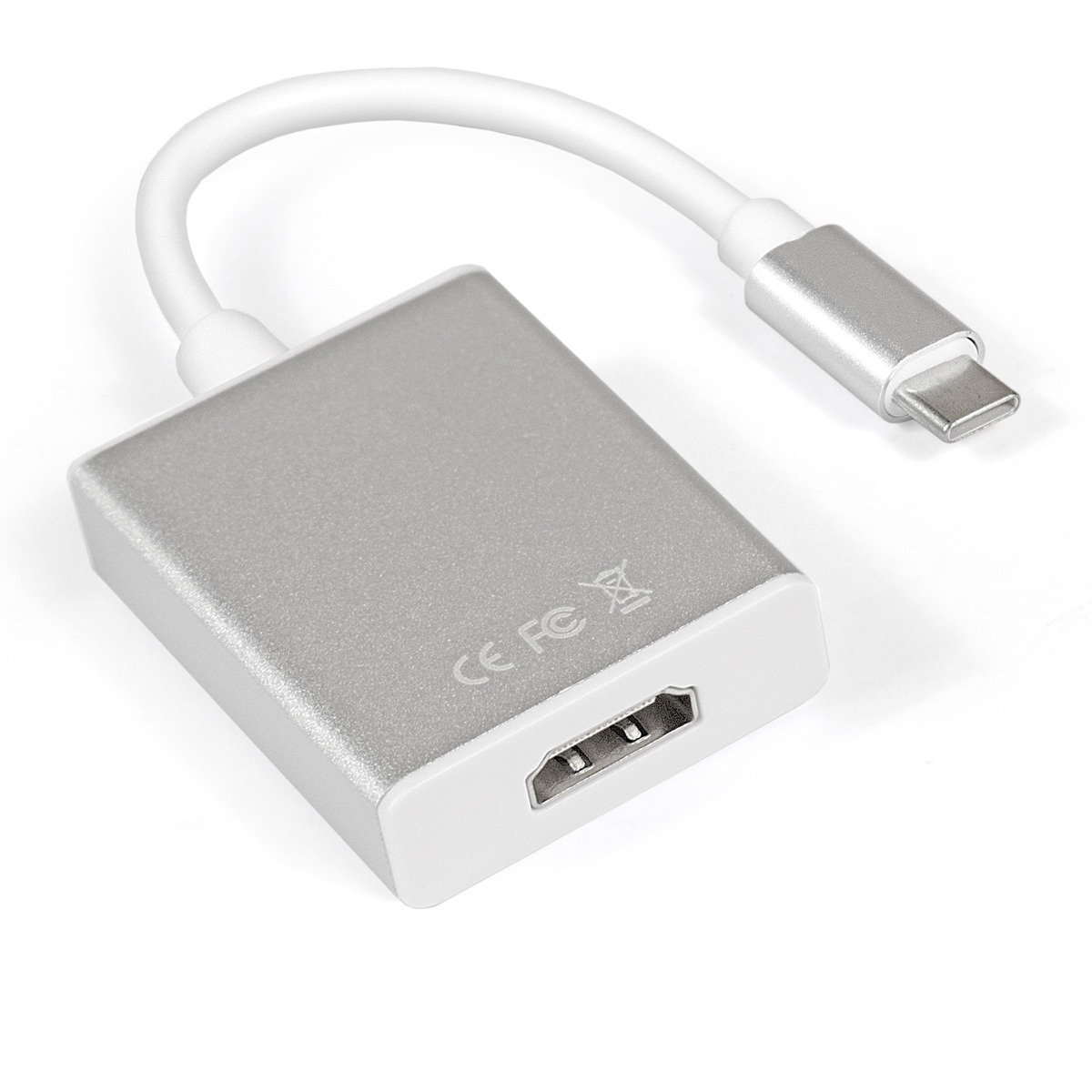 Кабель адаптер USB Type-C (M) - HDMI (F) ExeGate EX-CM-HDMIF-0.15 EX284937RUS, черный