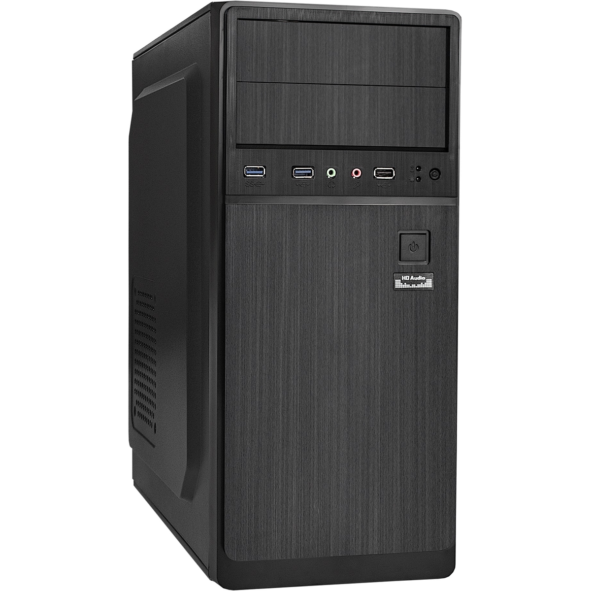 Корпус ExeGate XP-402U2 EX287140RUS, черный, USB2.0, 2xUSB3.0, без БП, ATX