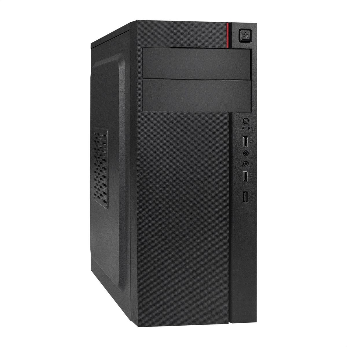 Корпус ExeGate AA-440 EX290172RUS, черный, без БП, ATX