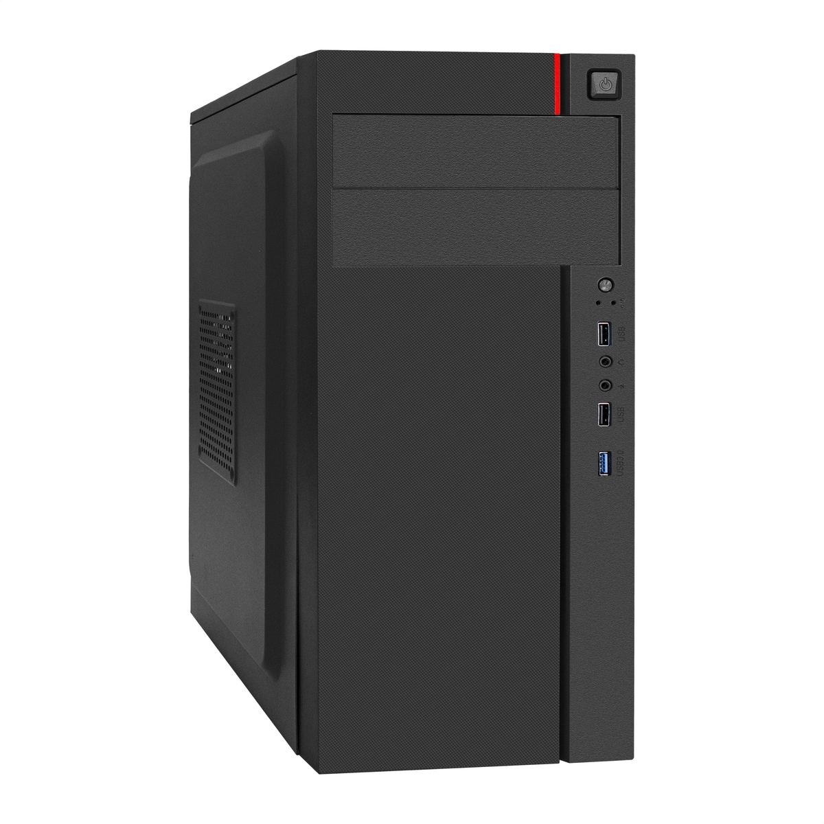 Корпус ExeGate AA-440U EX290173RUS, черный, без БП, ATX