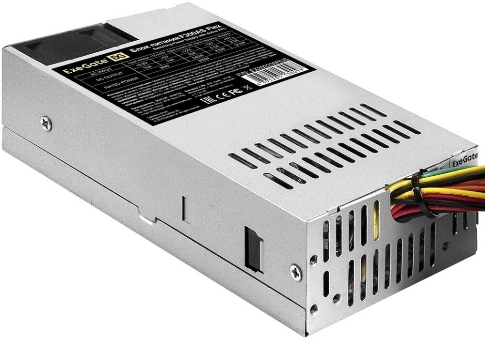 Блок питания 300Вт, ExeGate F300AS EX292230RUS, 80%, APFC, Flex ATX