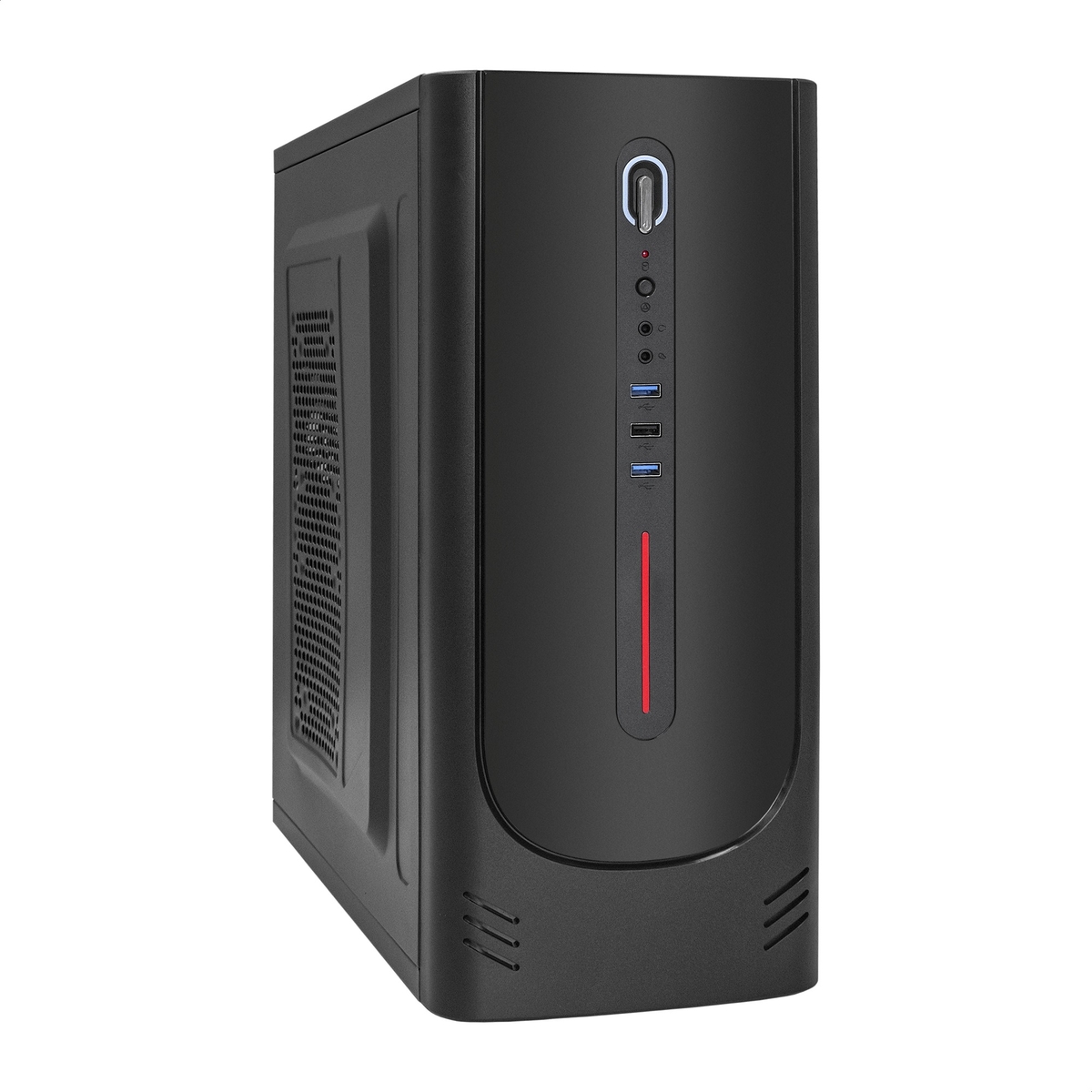 Корпус ExeGate XP-340U EX292986RUS, черный, USB2.0, 2xUSB3.0, без БП, ATX