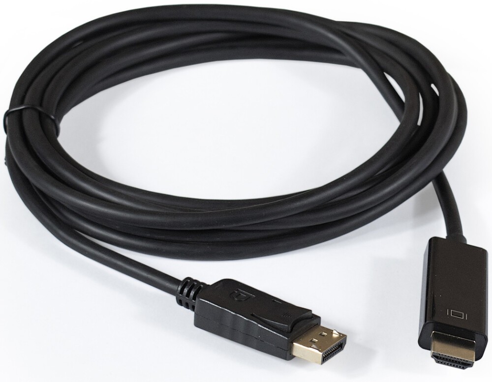 Кабель DP (20M) - HDMI (19M), 2м, ExeGate EX-CC-DP-HDMI-2.0 EX294710RUS