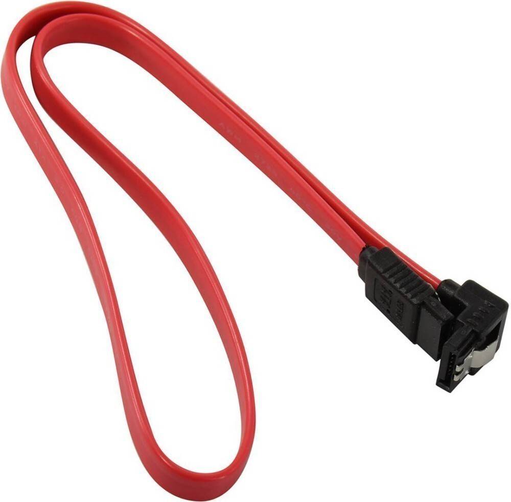 Кабель SATA 0.5м ExeGate EX-CC-SATA-DATA90-0.5L EX294732RUS, угловой