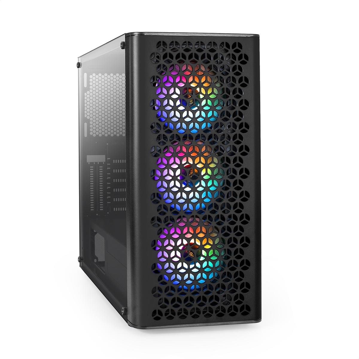 Корпус ExeGate EVO-9202 EX294965RUS, черный, без БП, ATX
