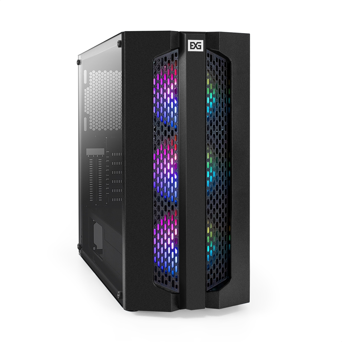 Корпус ExeGate EVO-9205 EX294966RUS, черный, без БП, ATX