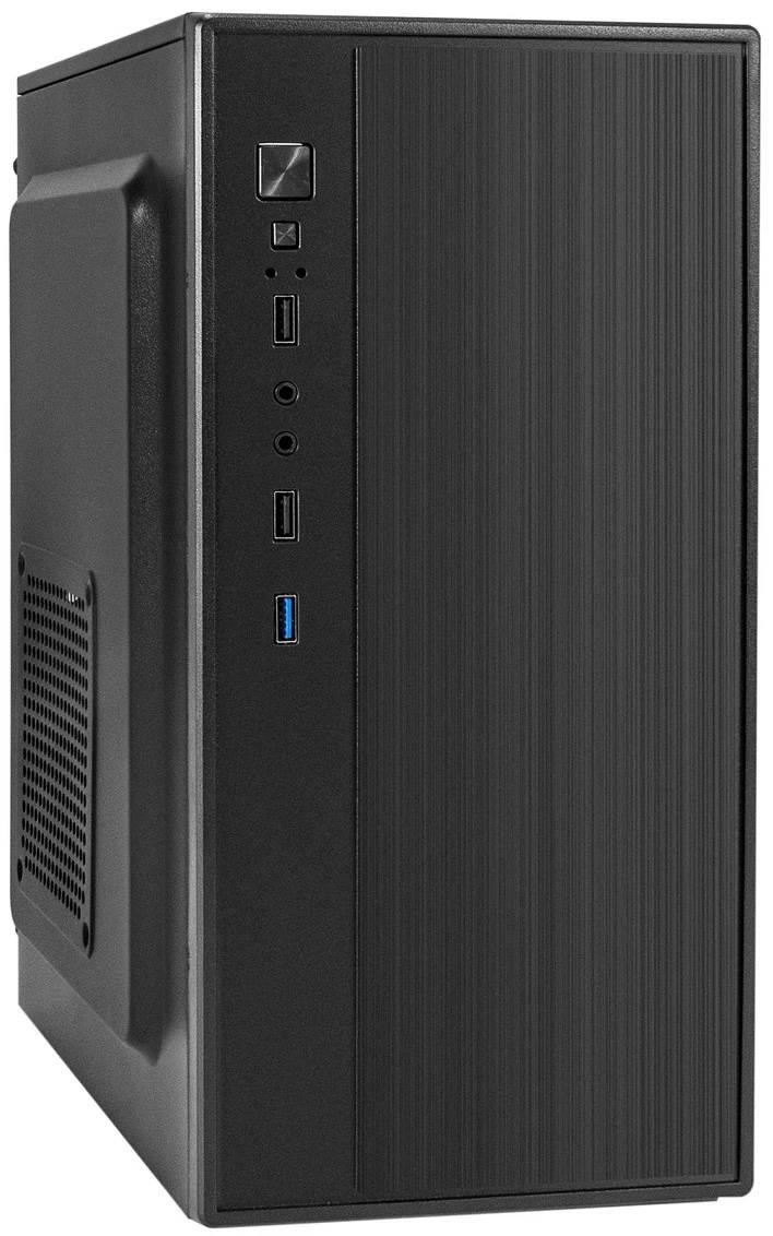 Корпус ExeGate BAA-408U EX298155RUS, черный, без БП, mATX