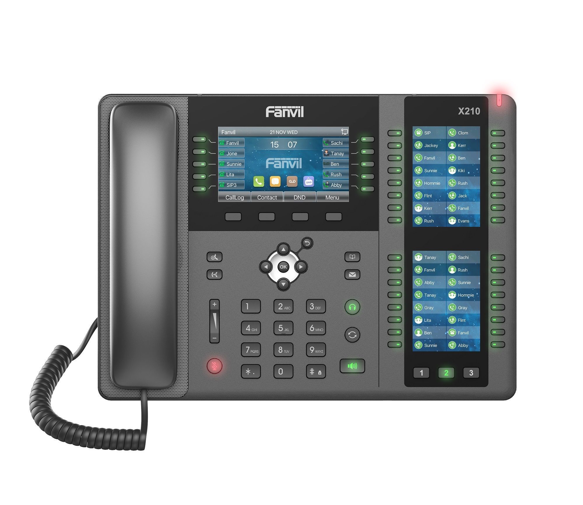 IP - телефон Fanvil X210 V2, черный