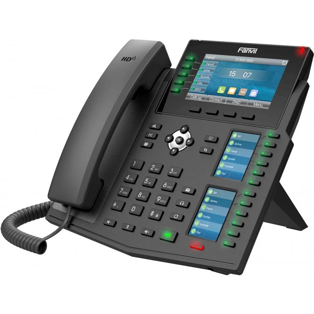 Телефон IP Fanvil X6U V2, черный