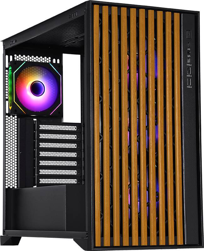 Корпус Formula TimberLine T0 черный, без БП, mATX