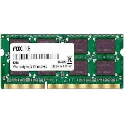 Оперативная память для ноутбука 8Gb FoxLine FL3200D4S22-8G, SODIMM DDR IV, PC-25600, 3200MHz