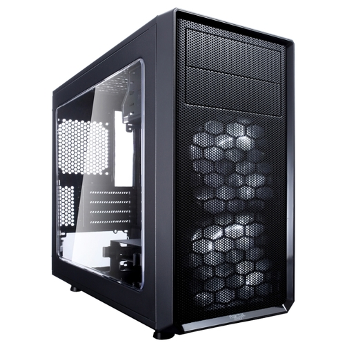 Корпус Fractal Design Focus G Mini Window Black FD-CA-Focus-MINI-BK-W, без БП, mATX