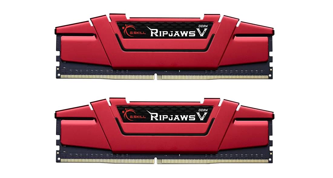 Оперативная память 16Gb G.Skill Ripjaws V F4-2666C19D-16GVR, DDR IV, PC-21300, 2666MHz, kit 2x8Gb