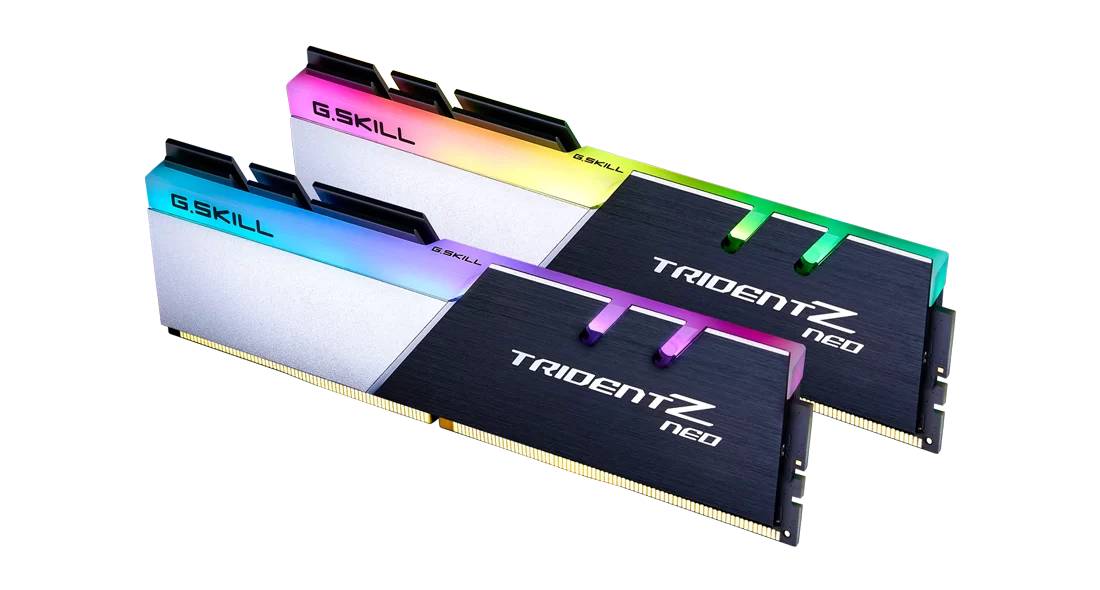 Оперативная память 32Gb G.Skill Trident Z Neo F4-3600C18D-32GTZN, DDR IV, PC-28800, 3600MHz, kit 2x16Gb