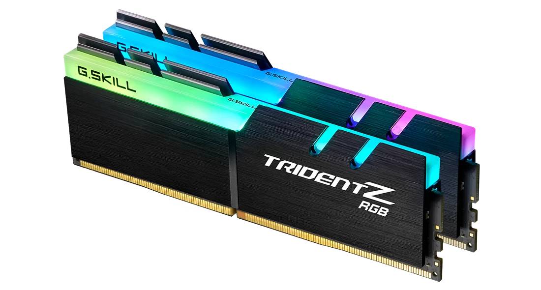 Оперативная память 32Gb G.Skill Trident Z RGB F4-4400C19D-32GTZR, DDR IV, PC-35200, 4400MHz, kit 2x16Gb