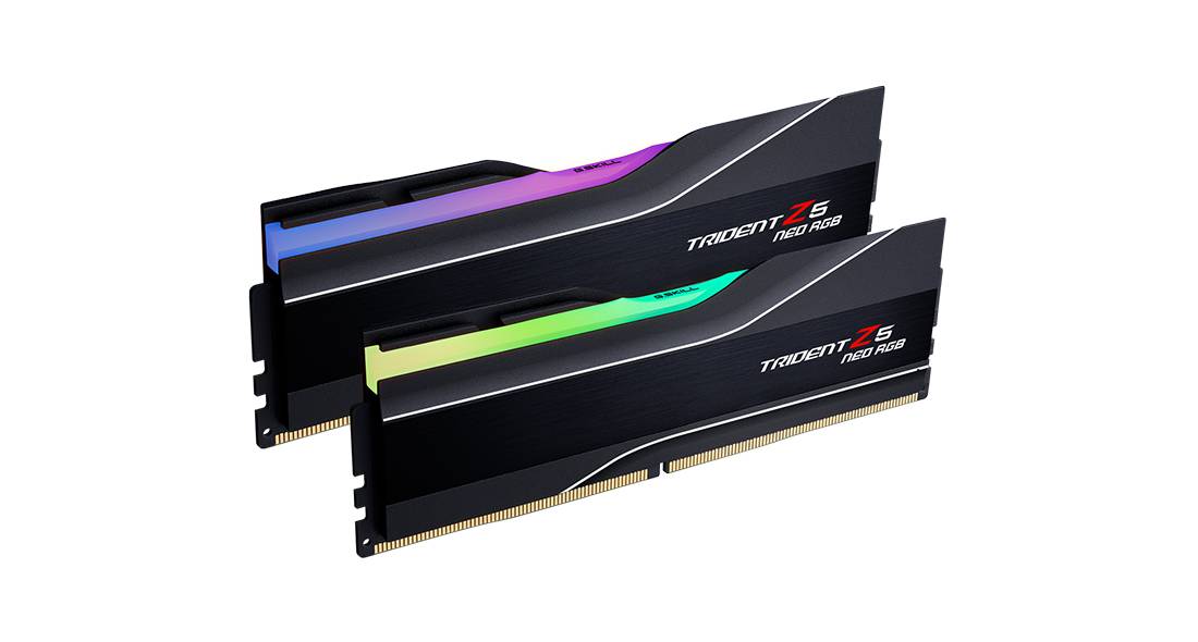 Оперативная память 64Gb G.Skill Trident Z5 Neo RGB Black F5-6000J3040G32GX2-TZ5NR, DDR V, PC-48000, 6000MHz, kit 2x32Gb