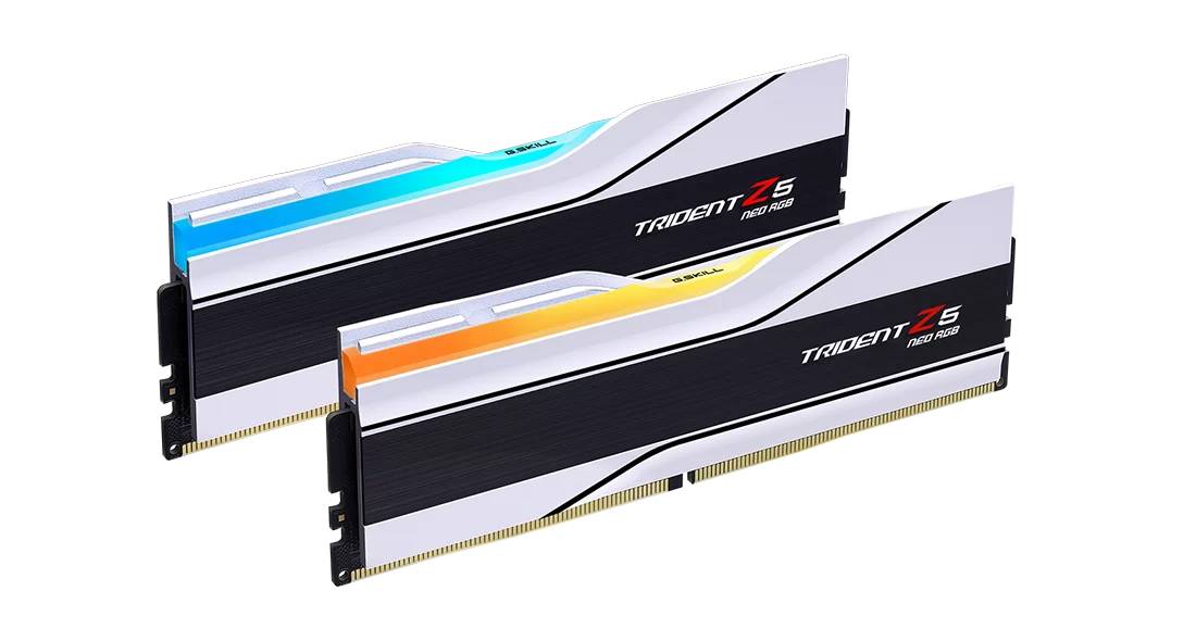Оперативная память 32Gb G.Skill Trident Z5 Neo RGB White F5-6400J3039G16GX2-TZ5NRW, DDR V, PC-51200, 6400MHz, kit 2x16Gb