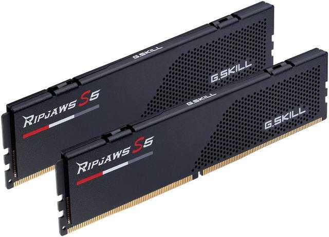 Оперативная память 32Gb G.Skill Ripjaws S5 Black F5-6400J3648F16GX2-RS5K, DDR V, PC-51200, 6400MHz, kit 2x16Gb