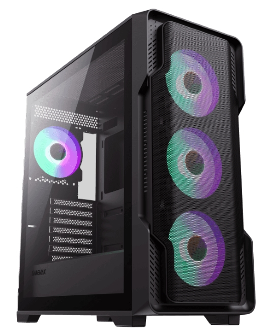 Корпус GameMax Siege Black, без БП, E-ATX