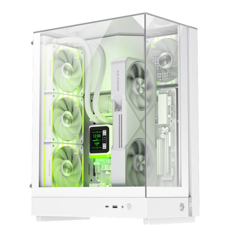Корпус GameMax Infinity T20 WH, без БП, mATX