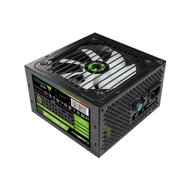 Блок питания 600Вт, GameMax VP-600-RGB-M, 80 Plus Bronze, APFC, ATX