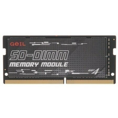 Оперативная память для ноутбука 8Gb GeiL GS48GB3200C22SC, SODIMM DDR IV, PC-25600, 3200MHz