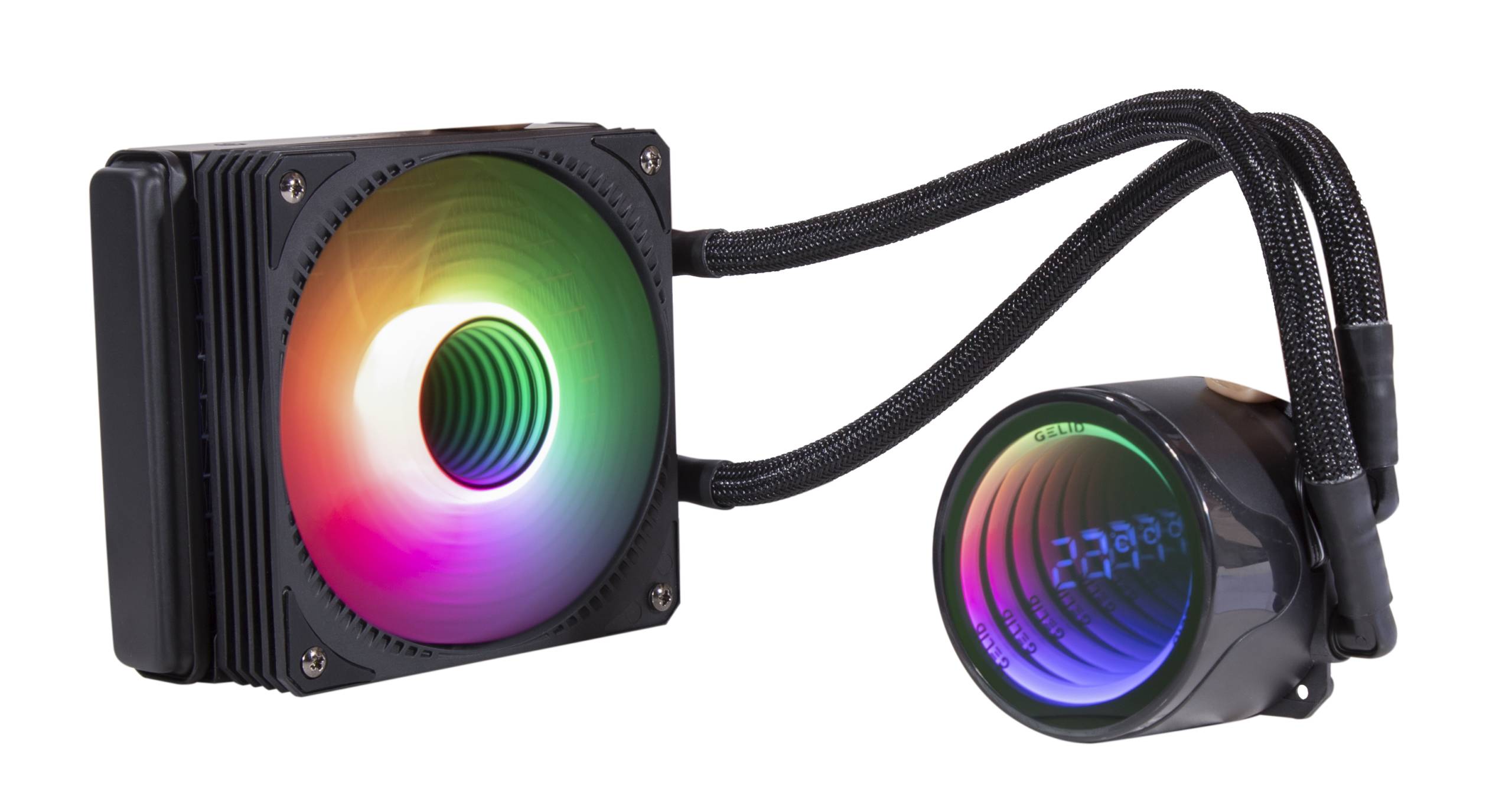 Жидкостное охлаждение Gelid Liquid 120 (CC-AIO-120-A), 150W (LGA1700 Ready)
