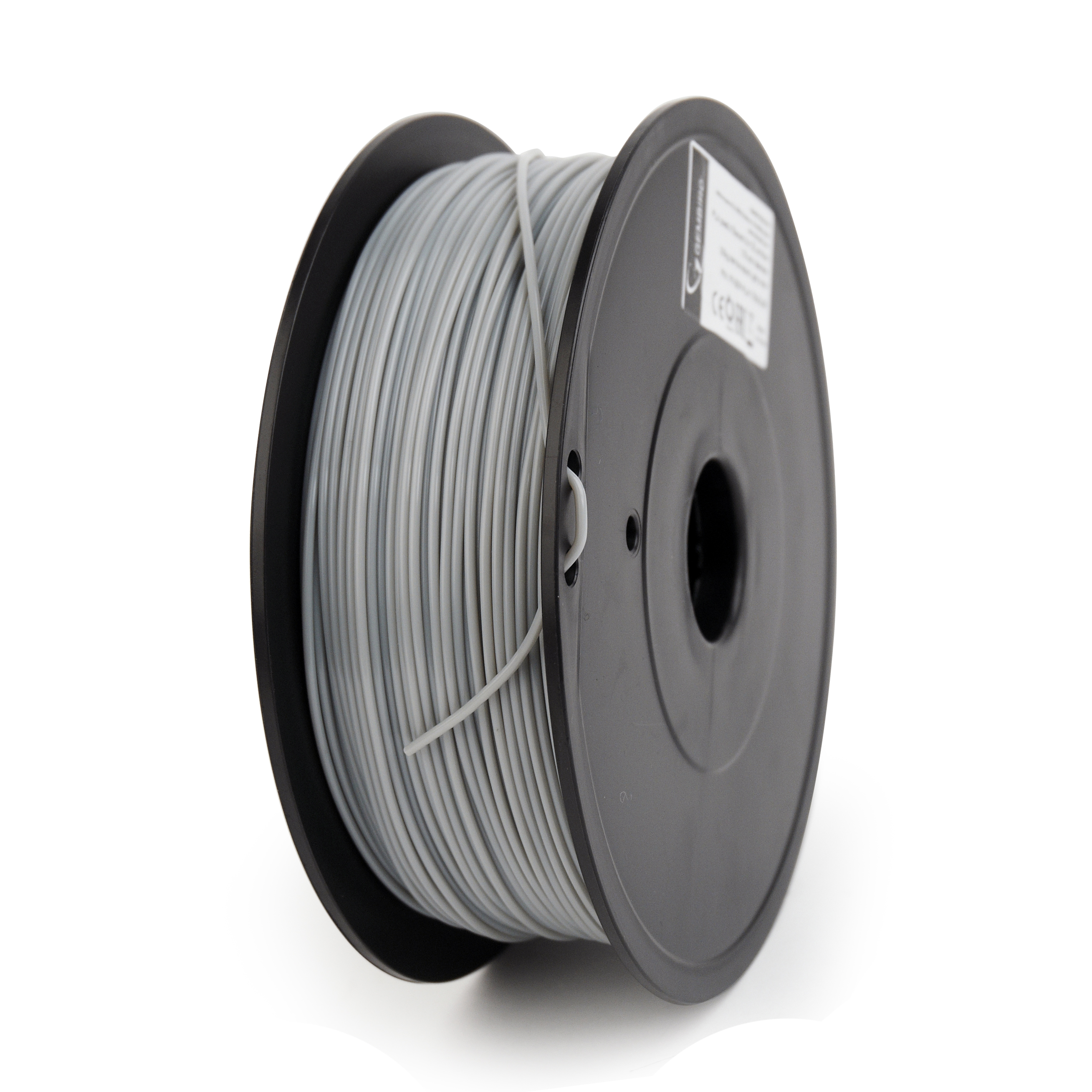 Филамент Gembird 3DP-PLA+1.75-02-GR, 1.75 мм, 1 кг, серый
