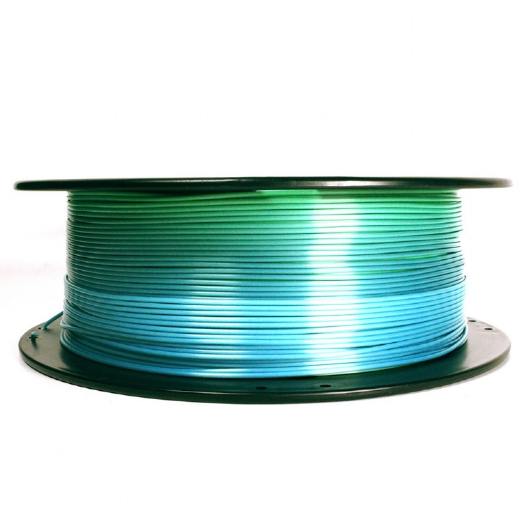 Филамент Gembird 3DP-PLA-SK-01-BG, 1.75 мм, 1 кг, синий/зеленый
