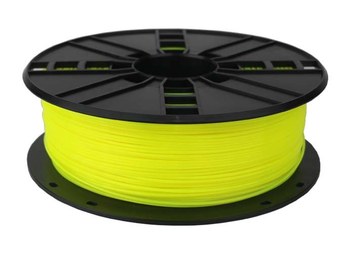 Филамент Gembird 3DP-PLA1.75-01-FY, 1.75 мм, 1 кг, флуоресцентный желтый