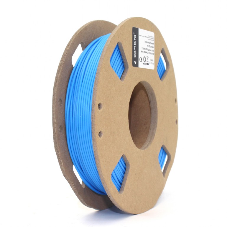 Филамент Gembird 3DP-PLA1.75GE-01-B, 1.75 мм, 0.2 кг, синий